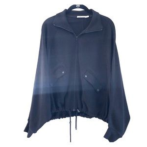 Alexander Wang Black Zip Sweatshirt